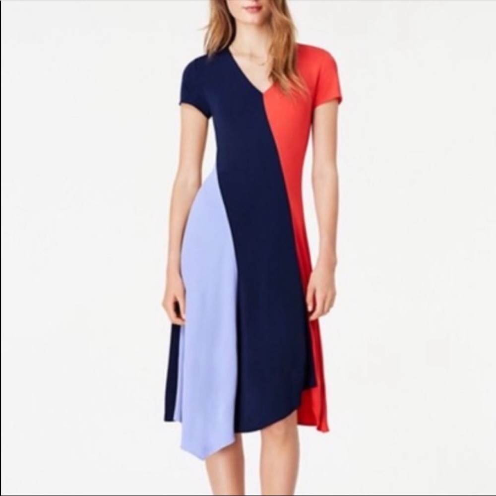 Tory Burch asymmetrical shirt dress